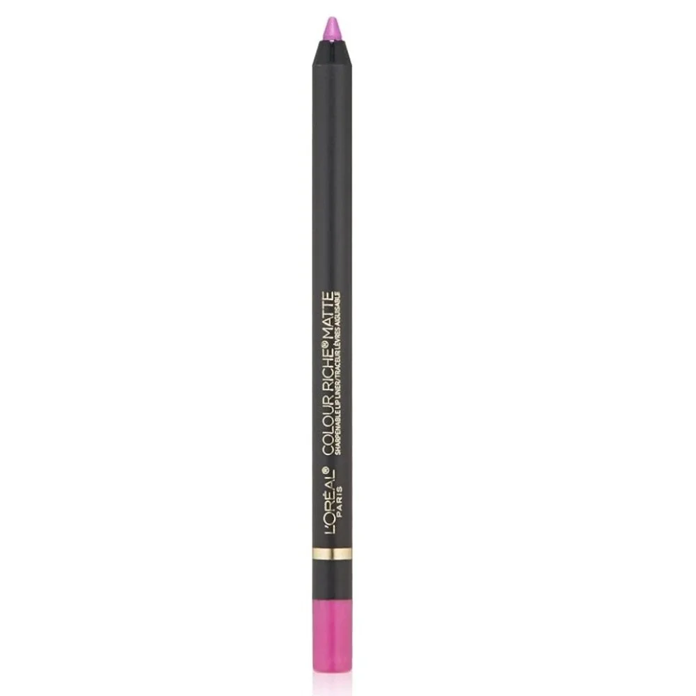 L'Oréal Paris Color Riche Matte Lip Liner Strike A Matte-Ch Pink Purple Set of 2